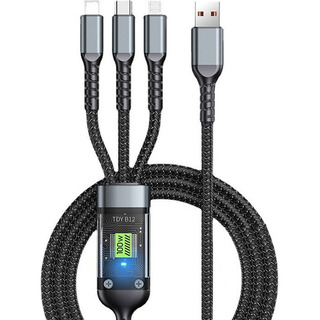 3 En 1 Cable Rápida Cargador Para Micro Tipoc iPhone 3 En 1 Cable Rápida Cargador Para Micro Tipoc iPhone