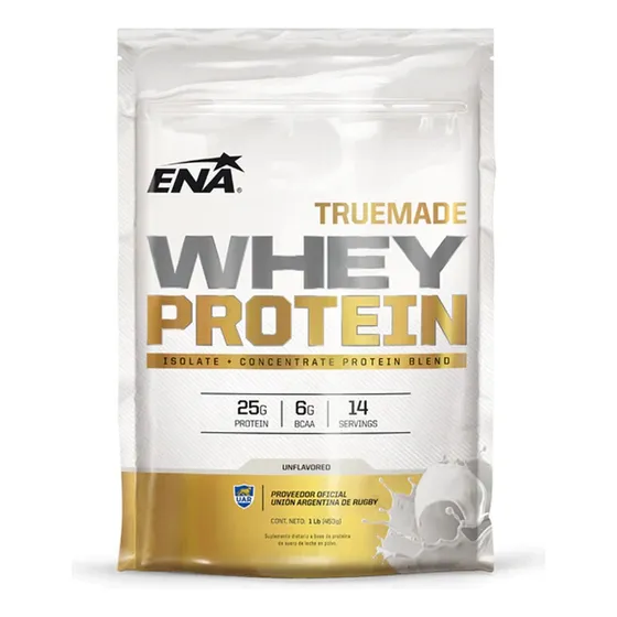 Truemade Whey Protein 453g Sin Sabor 1lb Isolate Concentrate