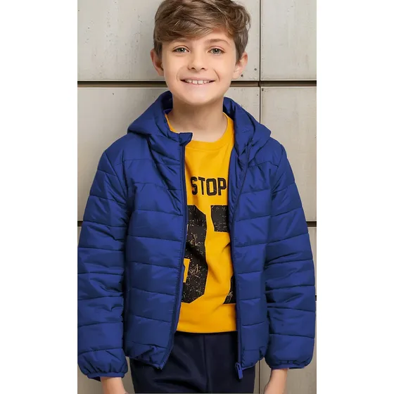 Jaqueta Infantil Menino Casaco Inverno Rigoroso Enchimento