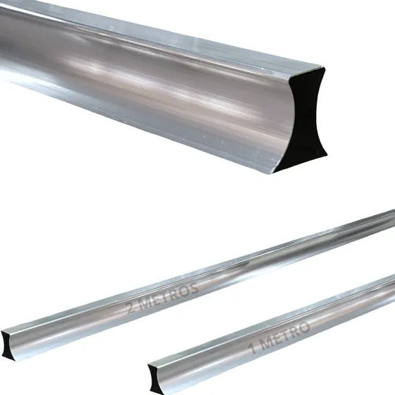 Kit Réguas 3 Metros Pedreiro Prática Aluminio De Construção