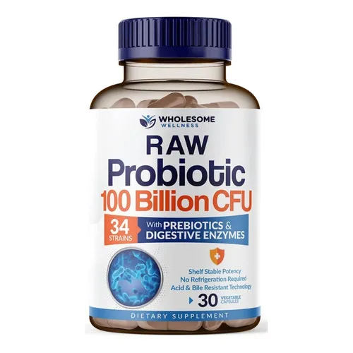 Probióticos Orgánicos 100 Billion De Cfu 30cápsulas Sabor Sin sabor