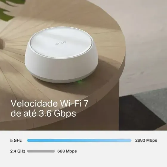 Tp-link Roteador Mesh Wi-fi 7 Gigabit Dual Band Deco Be22