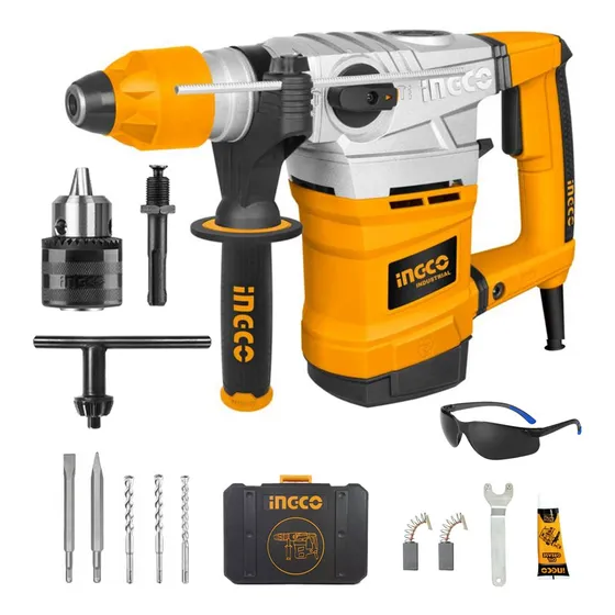 Taladro Rotomartillo 1800w Pared +adaptador Chuck 1/2' Ingco