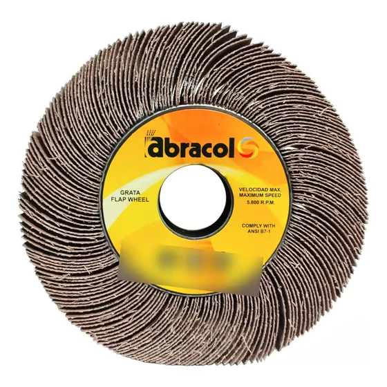 Rueda Flap 6 X1 X1 1/4  Marca Abracol Grano 50