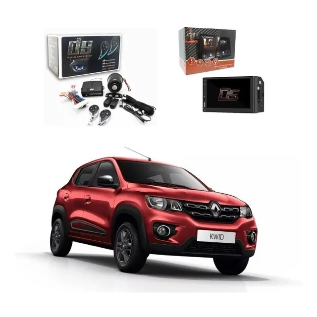 Combo Renault Kwid Alarma Bloqueo Multimedia Camara Marco