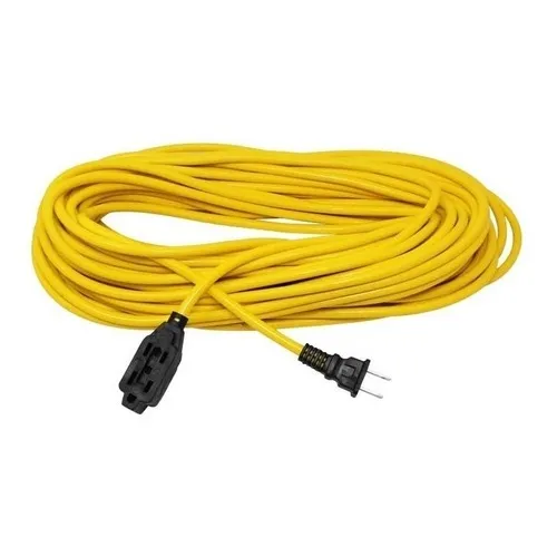 Extensión Eléctrica De 20 Metros C/amarillo Uso Rudo Keer 2442 Color Amarillo