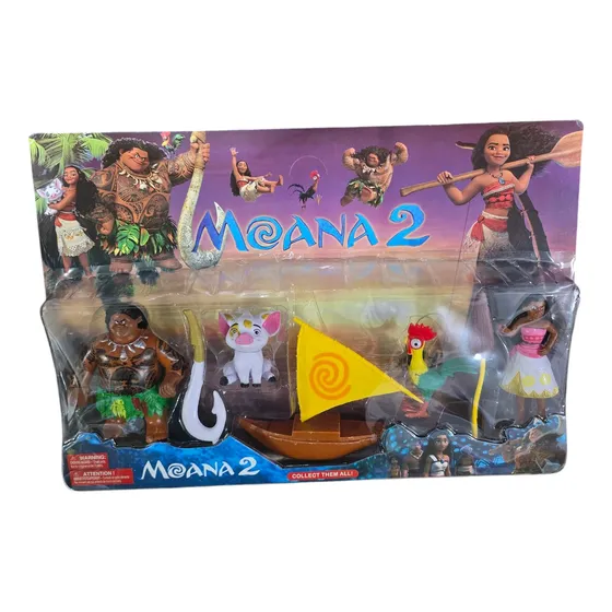Juguete Set De Figuras Moana Blister - Kit X4