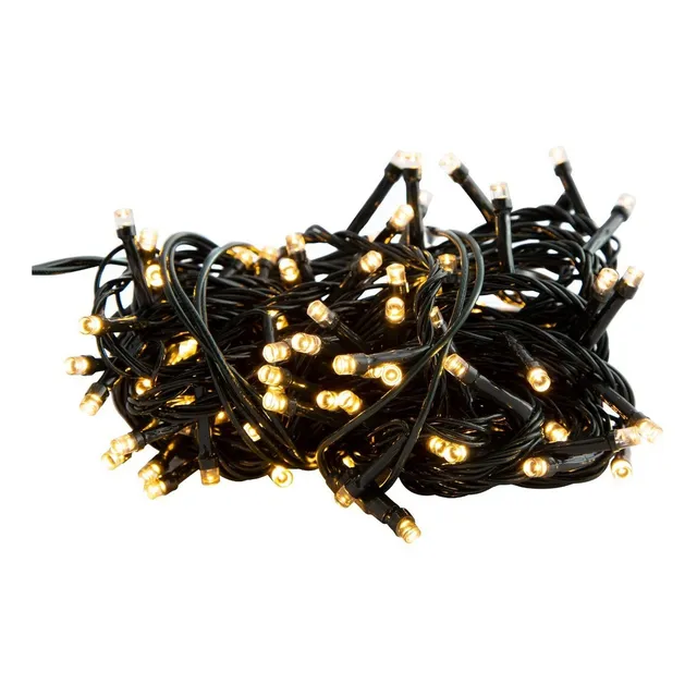 Serie Navideña Led 100 Luces 6 Metros Luz Fija Color de las luces Amarilla