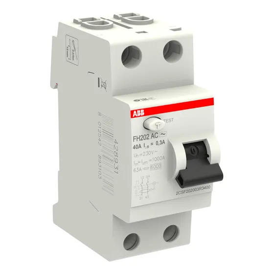 Interruptor Diferencial Disyuntor Bipolar 40a 300ma Abb