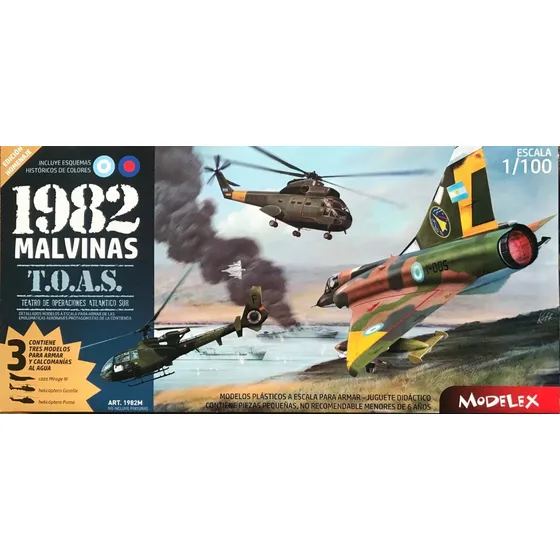 Aviones Para Armar Malvinas 1982 Escala 1/100