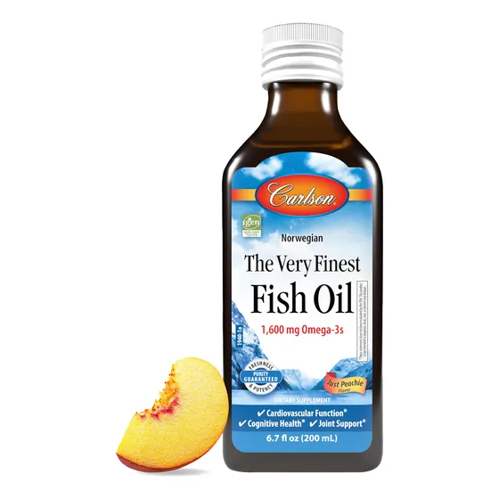 Carlson: El Mejor Aceite De Pescado, 1600 Mg De Omega-3, Líq