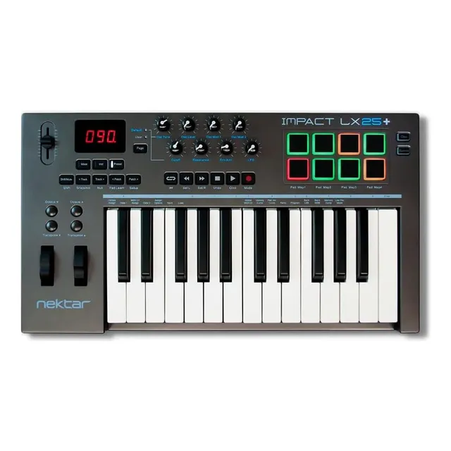 Nektar Impact Lx25 Más Controlador De Teclado Midi Usb De 25