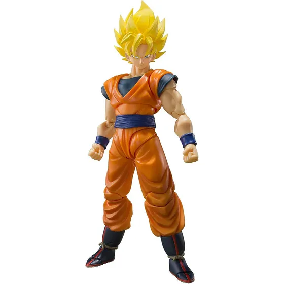 Figura Articulada Saiyan Son Goku Dragon Ball S.h Figuarts