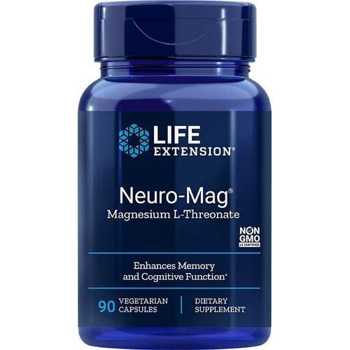 Treonato De Magnesio / Magnesium L-threonate 90 Caps Sabor Sin sabor