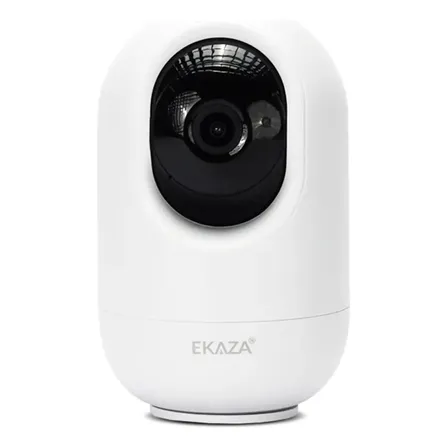 Câmera Dome Nuvem 3mp Wi-fi Branca Visão Noturna Alexa Cor Branco EKAZA