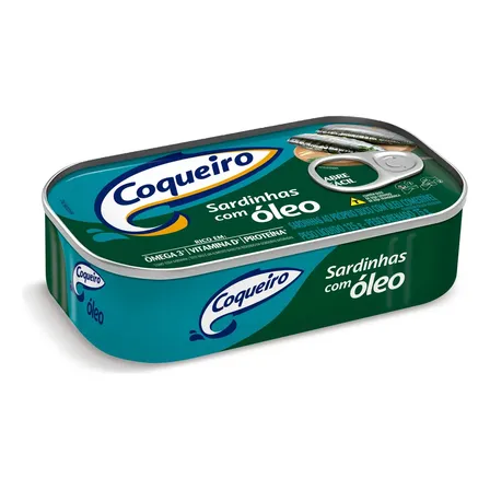 Sardinha com óleo Coqueiro lata 125g