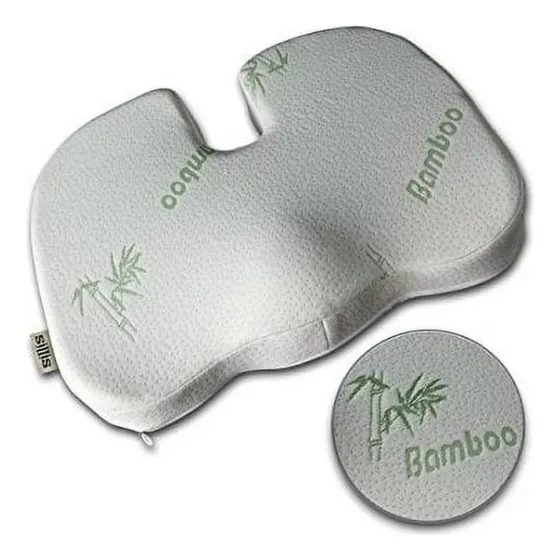 Cojín Coxis Ortopédico Premium Ergonómico Con Bambú