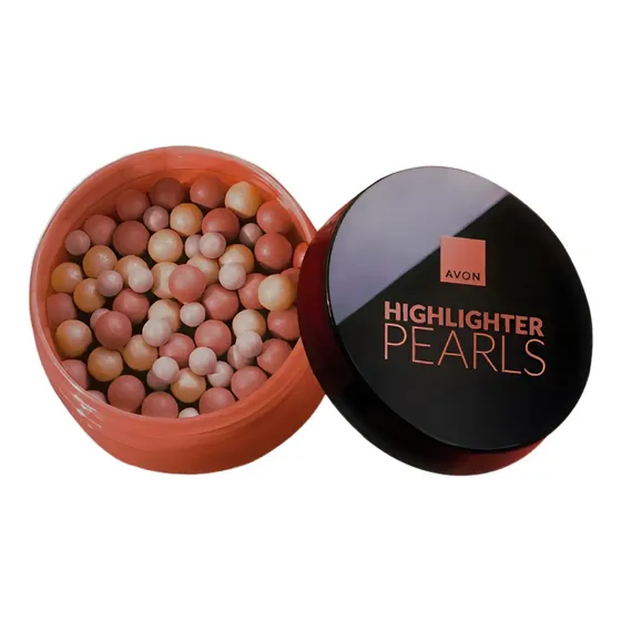 Perlas Efecto Iluminador Highlighter Pearls Avon 28g Tono Del Maquillaje Light Peach | Cuotas sin interés