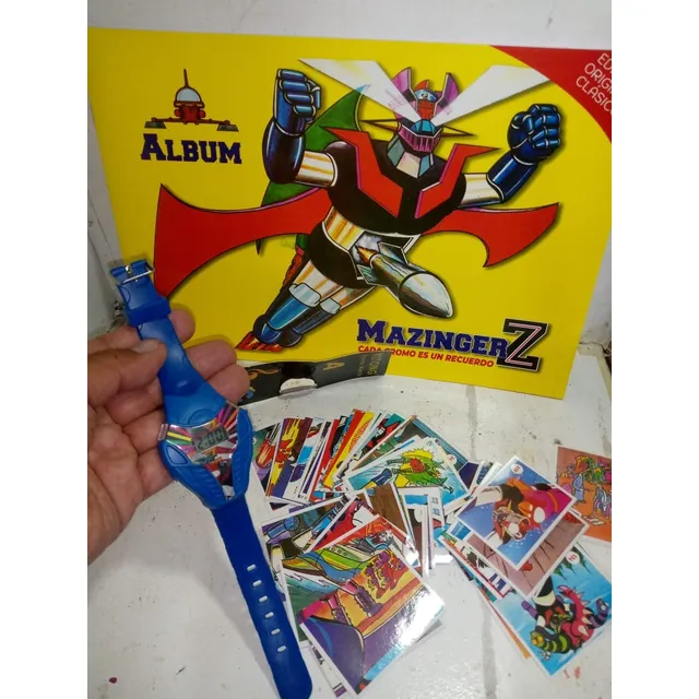 Mazinger Z Album Casico  Mas 80 Cromos  Y Reloj