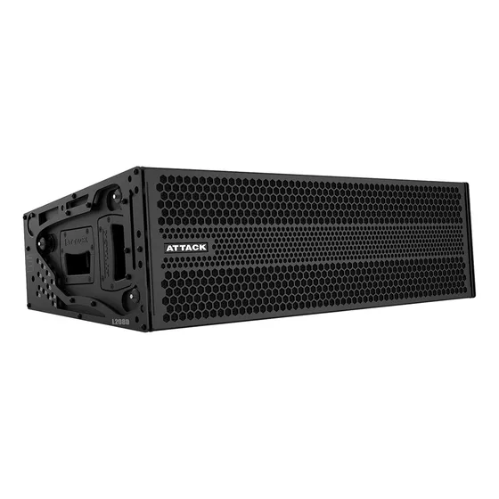 Caixa De Som Ativa Line Array Attack L208d - 8'' Preto