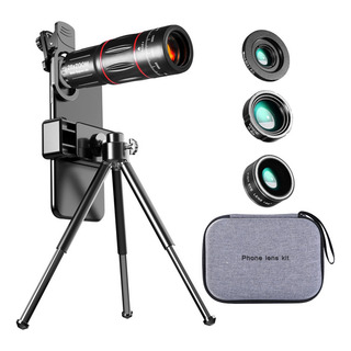 Kit Lentes Para Celular Hd Telescopio 28x Zoom + Macro 20x Kit Lentes Para Celular Hd Telescopio 28x Zoom + Macro 20x