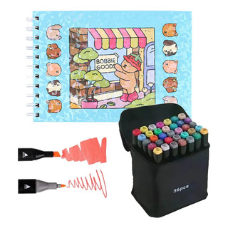 Para Kit Canetas Touch 36 Cores E 1 Livro Para Kit Canetas Touch 36 Cores E 1 Livro