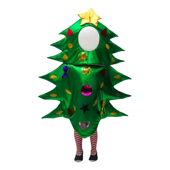Disfraz De Arbol De Navidad Pino Unisex Navidad Pastorelas