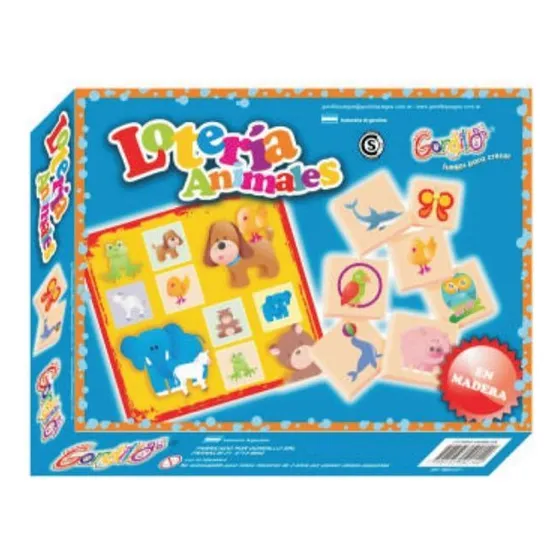 Loteria Tematica (animales/frutas/transportes/figuras)