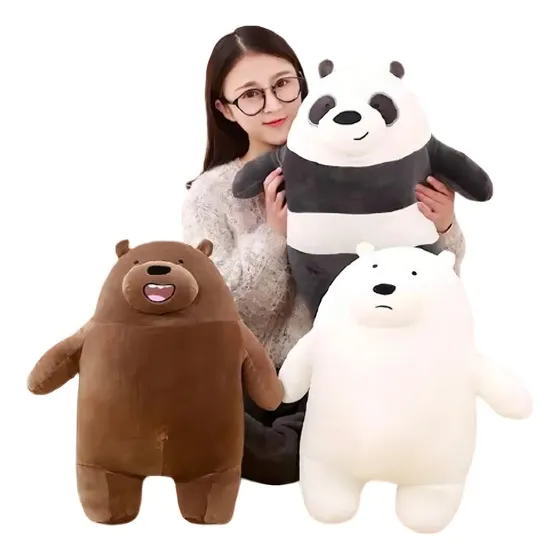 Peluches Osos Escandalosos Peluche Kawaii Panda Pardo Polar