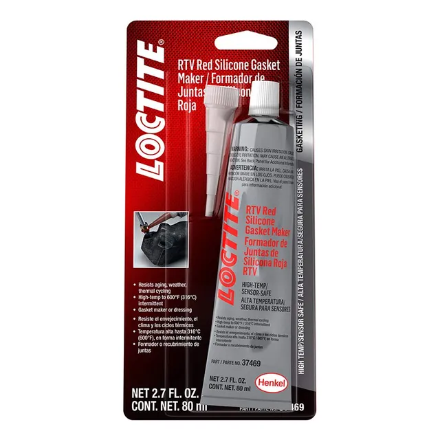Loctite Rojo Hi-temp Sensor-safe Tubo Silicona Rtv