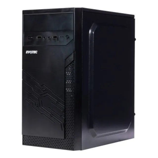 Gabinete Evotec Ev-1024 Mini Atx Fuente 500w Negro