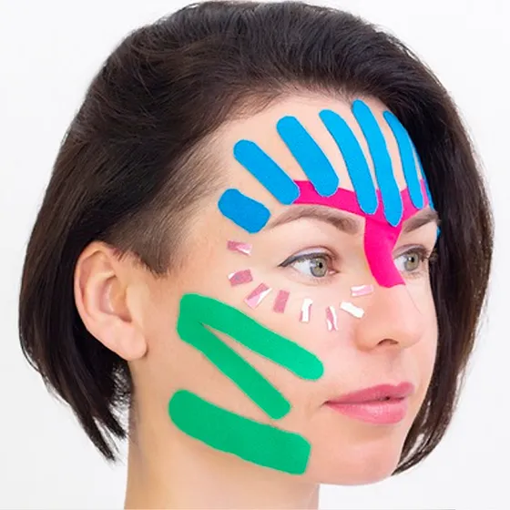 Tape Taping Bandagem Facial Pescoço Lifting Rugas Rosto
