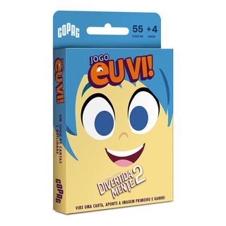 Jogo De Cartas Eu Vi! Disney Divertidamente 2 Original Copag Jogo De Cartas Eu Vi! Disney Divertidamente 2 Original Copag
