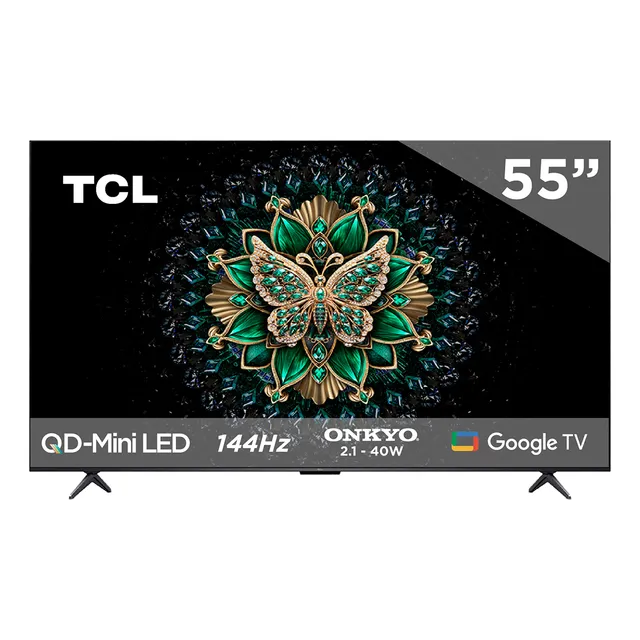 Pantalla 55 2025 Tcl Qd-mini Led 4k Hdr Google Tv Qm6k