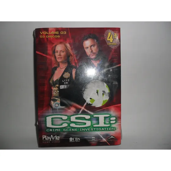 Dvd Csi Crime Scene Investigation 4a Temporada Lacrado 
