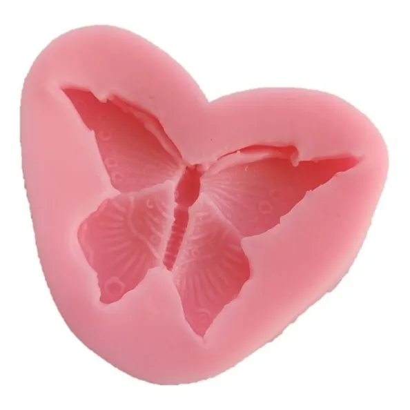 Molde Silicona Mariposa Repostería Porcelana