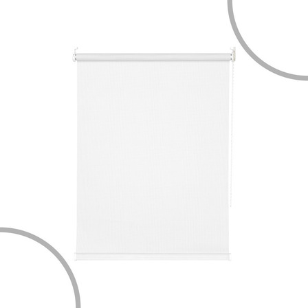 Persiana Rolô Solar Screen - 1,60x2,20m - Pronta - Completa Cor Branco Persiana Rolô Solar Screen - 1,60x2,20m - Pronta - Completa Cor Branco