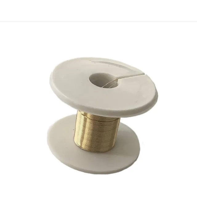 Rollo De Alambre De Cobre 0.4 Para Engarzar , 15 Mts