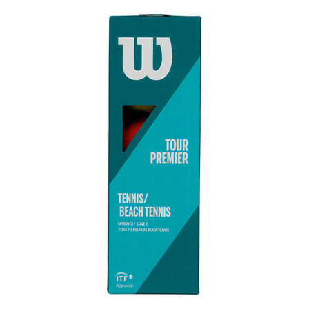 Bola De Beach Tennis Wilson Tour Premier - Kit Com 3 Bolas Bola De Beach Tennis Wilson Tour Premier - Kit Com 3 Bolas