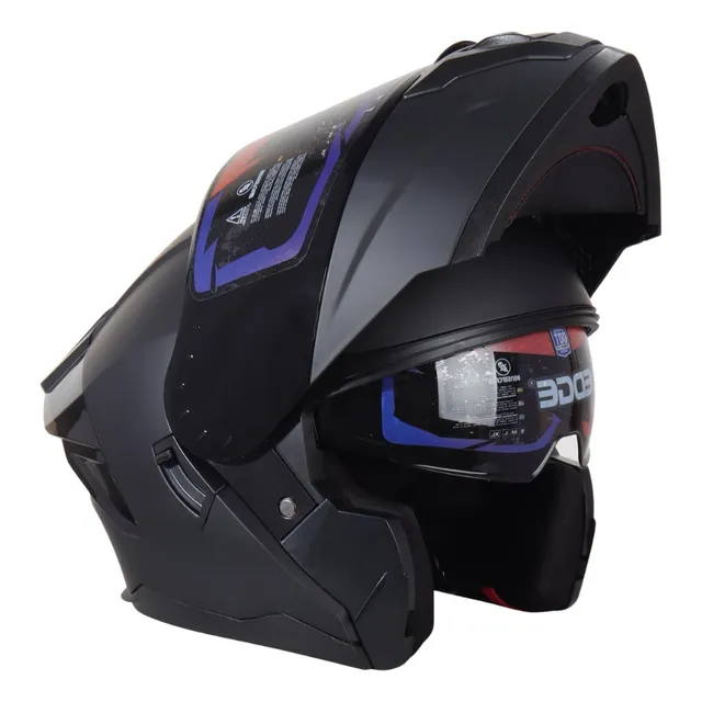 Casco Edge Abatible Boston Solido Certificación Dot | Ece