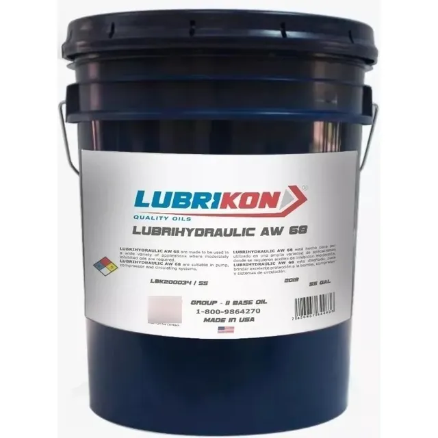Aceite Hidraulico Aw 68 Lubrikon 3000 Horas Paila De 19 L