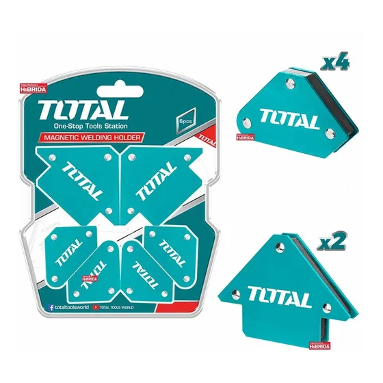 Juego De 6 Escuadras Magnéticas Para Soldar Acero 10 Y 25lbs