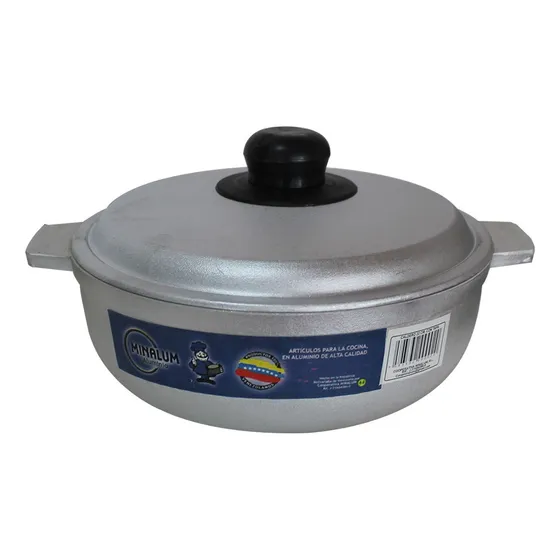 Cacerola Con Tapa 22cm Minalum