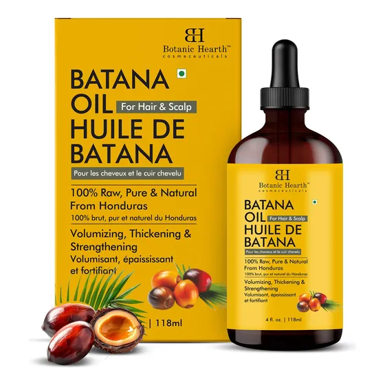 Aceite Botanic Hearth De Batana Cruda Para El Crecimiento De