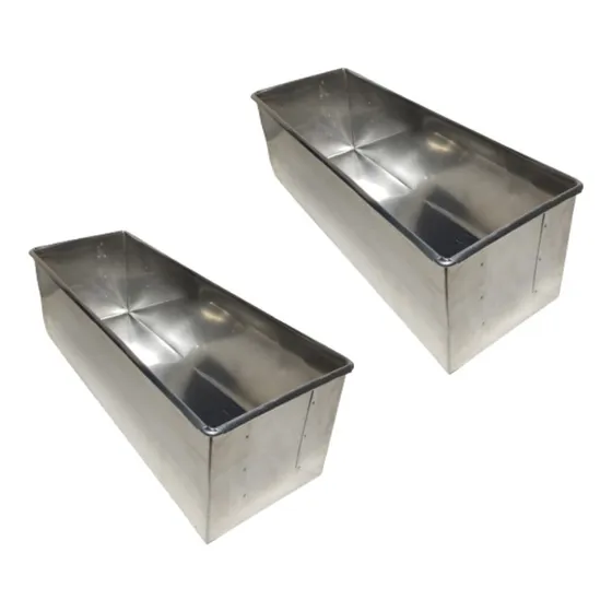 Forma De Bolo Retangular Super Fatia 30x10x10 Em Aluminio