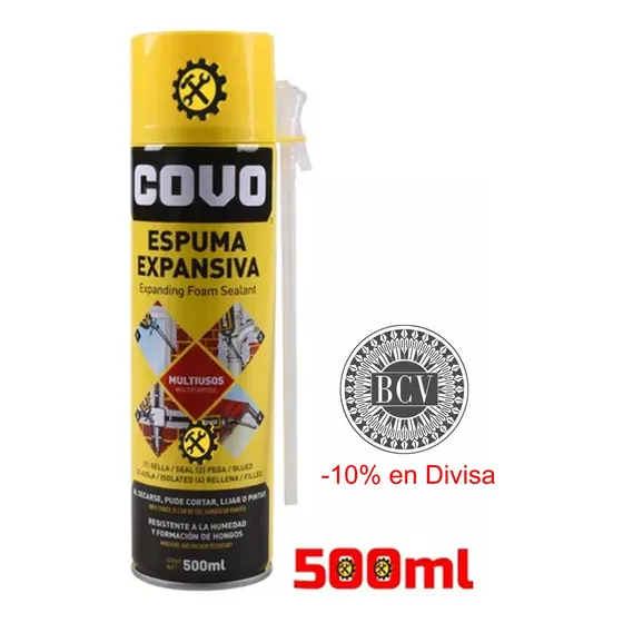 Espuma Expansiva Covo 500ml De Poliuretano