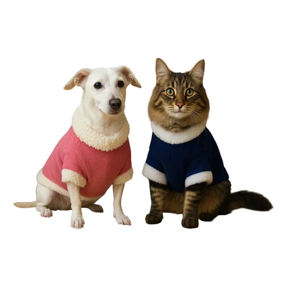 Roupa Quentinha Cachorro Inverno Gato Modelo Ovelha P M G 