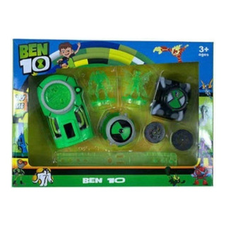 Brinquedo Sonoro Conjunto De Projeção Ben 10 Com Relógio Brinquedo Sonoro Conjunto De Projeção Ben 10 Com Relógio