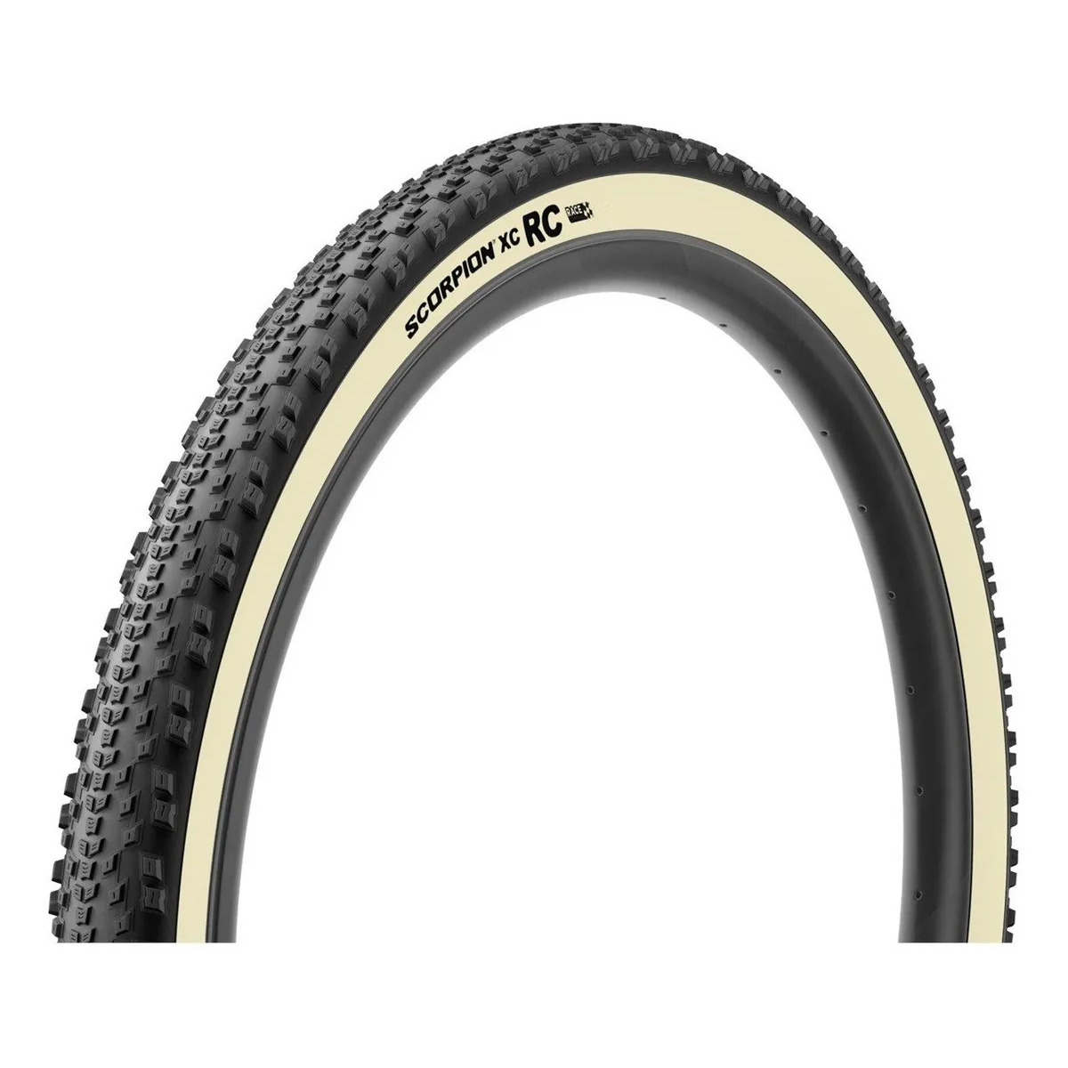 Pneu sem câmara de ar Pirelli Scorpion Race Xc Rc Prowall 29 × 2.4 preto/retrô