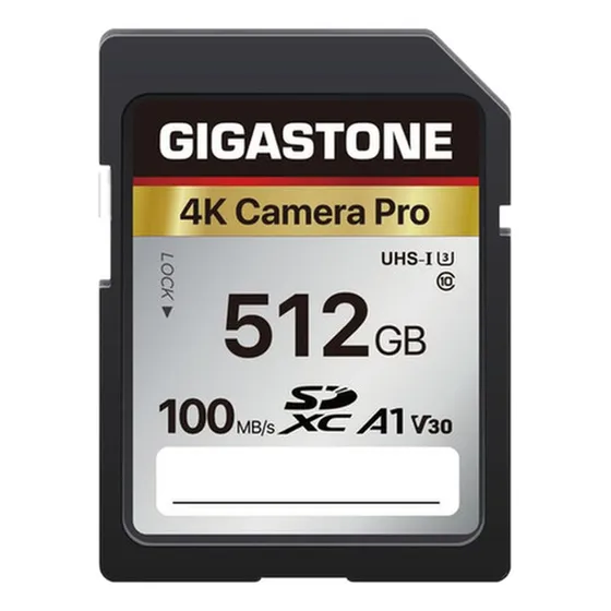 Tarjeta Memoria Gigastone Sdxc 512gb 4k V30 Alta Velocidad
